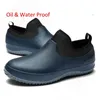 Bequeme Nicht -Slip -Küchenschuhe Herren Regenstiefel wasserdichte Clogs Gartenkoch Zapatos Größe 49 231225