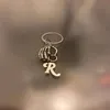 21SS Raf Simons Ghost Claw R Letter Fashion Dangle Kolczyki Mężczyźni i kobiety Hip Hop Street Style Fashion Akcesoria 2183