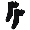 Chaussettes longues à rayures au-dessus du genou pour femmes, bas hauts de cuisse pour dames et filles, noir et blanc, Cosplay Lolita Harajuku