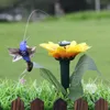 Solar angetriebene tanzende flatternde Schmetterlinge fliegende Kolibri Gartenpflanzen Blumen Pfahl Yard Rasendekor W 231227