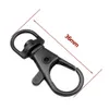 100pcs 36 سم حزام حزام حزام الابازيم المعادن carabiner المشابك جراد البحر الكلب طوق المفتاح مقاطع دوارة snap خطاف diy الملحقات 231227