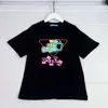 Designer Kids Summer T-shirts filles garçons nouveaux chemises chaudes triangle t-shirts de printemps marques courtes à manches