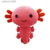 Fyllda plyschdjur 20 cm axolotl plysch leksak söt tecknad djur fylld plysch docka för barn födelsedag julklapp plysch komfort sovande kudde dolll231228