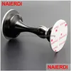 Door Catches & Closers Door Catches Closers Naieridi Non-Punch Sticker Stop Water-Proof Stainless Steel Magnetic Stopper Furniture Har Dhdtx