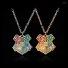 Pendant Necklaces Wholesale 20 Pcs/Lot Fashion Movie Necklace Jewelry Platform 9 3/4 Triangle Vingtage Magic Stone Choker Men Women Gift
