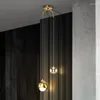 Hanglampen Modern Bedsdie Lights G9 E27 Lamp Goud Metaal Helder Kristal Eetkamer Keuken Hanglamp In Hoogte Verstelbaar 110-240V