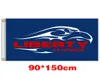 Liberty Flames University College Flag 150CM90CM 3X5FT Polyester Custom Any Banner Sports Flag flying home garden outdoor8276865
