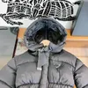 Designerclothes Designer Cotton Jacket Cotton Child Inverno Abbigliamento Dimensioni 110-160 cm Outwear a medio lungo per bambini abiti da bambina