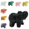 Şanslı Elephant Fortune Yeşil Aventurine Yeşim Taş Feng Shui Heykel Figürin Ofis Süsleme Çakra Şifa Taşları Heykel Dekor 231228