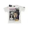 New Hellstar Must Be Stopped in the Western Style Character Poster Short Sleeve Tee Rapper Wash Grey Heavy Craft Unisex Tops High Street Tshirts