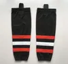 2020 calzini di hockey di ghiaccio nero allenamento calzini 100 pratiche poliestere calzini da hockey bianchi giovani bambini3195547