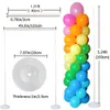 Grand kit d'arc de ballons avec support d'accessoires de Base, fournitures de décoration de fête d'anniversaire de mariage, de noël, 231227