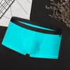 Mutande Boxer da uomo Custodia elasticizzata che migliora la vita bassa Pantaloncini traspiranti per il sudore Boxer Rise Biancheria intima comoda