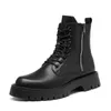 Botas Inglaterra estilo hombre negro gris otoño zapatos de invierno vaquero