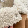 Giacca da neonato per bambina addensare caldo cappotto in lana di agnello scamosciata per bambini Autunno Inverno Capispalla per bambini 231228