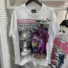 Camisetas de camisetas masculinas Hellstar NOVA Chegou a manga curta Tee masculino Mulheres de alta qualidade Streetwear Hip Hop Fashion Star Hell Star