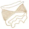 Idealway Sexy Crystal облаки на корпус ювелирные украшения мода бикини -колье для цепочки