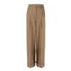 Damenhosen Damen Chic Bürokleidung Gerade Vintage Hohe Damen Baggy Korean 2024 Frühling/Sommer/Herbst Breites Bein weiblich