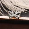 Zirconia Decoraion Ring med Bow Knot Shape Design Ring för kvinnor Bridal Wedding Party geniot smycken