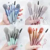 Makeup Brushes 8 PCS Brush Set concealer Löst pulver ögonskuggfundamentskönhetsverktyg