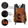 Backpack Black Women Africa Savanna de grande capacidade Backpacks Backpacks School School for Teenager Laptop Bags Rucksack