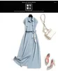 Party Dresses Euro-American Wind 2023 Summer Temperament Contracted Shirt Vest Dress