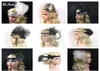 4PCSLOT Women Feather Headband Hårtillbehör Rhinestone Pärled Sequin Hair Band 1920s Vintage Gatsby Party Headpiece8190076