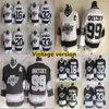 Heren Los Angeles Kings Vintage versie truien 16 DIONNE 32 HRUDEY 99 GRETZKY 33 MCSORLEY 20 ROBITAILLE CCM Hockeytrui