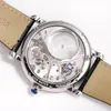 Carier haute propreté pour hommes qualité d'usine aiguilles flottantes diamant montre d'affaires décontractée mouvement automatique avec miroir saphir designer personnalisé 425 mm grande taille