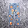 Designer Mens Hoodies Felpate in denim in denim teers con cappuccio per tuta per la sudore schiuma sciolta hip hop jogger tracce pantaloni sportivi giacca 475