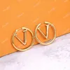 Luis designer earring hoop huggie jewellery Mid size Ladies Earring Sterling Silver Ear Ring for Women287c