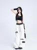 Pantalons Femmes Adagirl Femmes Casual Sports Hip Hop Baggy Mode Lettre Modèle Large Jambe Pantalon De Jogging Y2K Kpop Harajuku Mujer Joggers