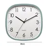 Wall Clocks Energy-saving Battery-powered Clock Modern Square With Silent Non-ticking Quartz Movement High For Bedroom