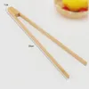 Bamboo Kitchen Tool Food Tong Bamboo Toaster Pasta Tong Salad Clips for Plate Presentation Multi Purpose Natural Tableware LX6312