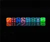 New 100pcs 1218MM Dice Transparent Color Point 16 Digital Automatic Game KTV Dice Acrylic Gambing Dices2243563