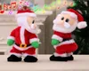 エレクトリックトワークサンタクロースおもちゃクリスマスミュージックダンシングエドヒップドールクリスマスホームデコレーションキッズギフト9580649