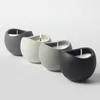 Candele Candele Fashion Creative Home Fragrance Simple Decorazione Coppa di ceramica Taipei Porta europea