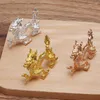 Hair Clips 10 PCS 45 25 MM Chinese Dragon Tiaras Ancient Hairwear Bridal Headwear DIY Jewelry Accessories