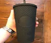 Begränsad upplaga 24 oz Matte Black Studded Tumbler Cup 2021. Helt ny.4450581