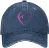 Bollmösningar Jag är en Survivor Heart Pink Ribbon Breast Cancer Awareness Unisex Baseball Cap