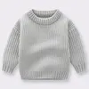 Herfst Kindertruien Gebreide kleding voor kinderen Breien voor kinderen Truien Tops Babymeisje Jongen Truien Kindertruien Snoepkleurige trui 231228