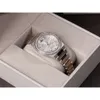 Projektantka Viviane Westwoods obserwuje Western Cesarzową Dowager Full Diamond Modny zegarek Silver Gray Relief Watch Watch Modny stalowy zespół Inl