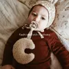 Clip para chupete de bebé con forma de luna de peluche hecho a mano, colgante de cadena, soporte para pezones esponjoso, Clips de juguete para recién nacido, soporte para chupete, decoración