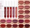 CmaaDu velours mat brillant à lèvres 18 couleurs Nude liquide rouge à lèvres longue durée imperméable rouge brillant à lèvres maquillage cosmétiques 6pcs8883776