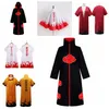 Naruto Costume Xiao Organisation Cape Cosplay Costume Uchiba Minuta Halloween Cape Roku Japanese Anime Cartoon Cosplay Costume S-XXL