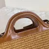 Luxury fashion micro weave Basket bags Cross body Shoulder Clutch Bags top handle Womens travel totes hand bag mens Straw Designers Beach bag