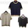 Women's Sweaters Designer sweater Warm C G soft in winter Golden Silk Edge Sky Short sleeved knit shirtSleeve Sweater 2xl 3xl 4xl KZ13