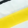Sacos cosméticos DHL100pcs Maquiagem Sublimação DIY Branco Em Branco Lona Patchwork Bolsa de Moeda Amarela
