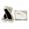 Slippers quatro pares por servir mulheres lâminas de lâminas de balé dobrável Sandálias de sapatos lisos para pós -festas femininas personalizadas