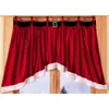 Curtain Christmas Decor Valance Vismas Festival Draperies UTCORMES Fenêtre draperie